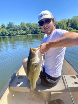 Jordan catches another large bass